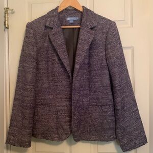 Koret Blazer Purple Gray Silver Size 14
